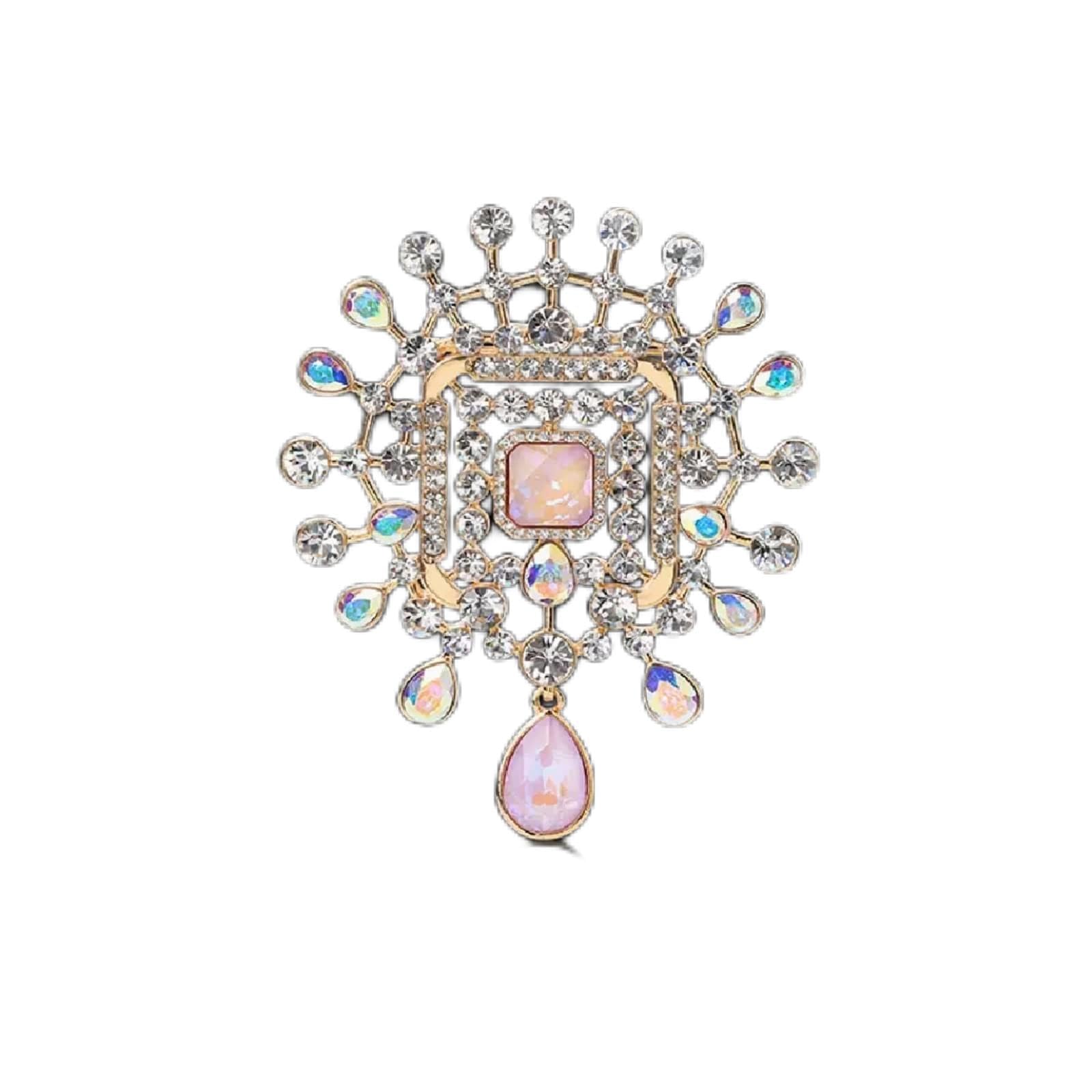 Broche refinado para mujer, versátil pin de solapa para otoño e invierno, accesorios elegantes