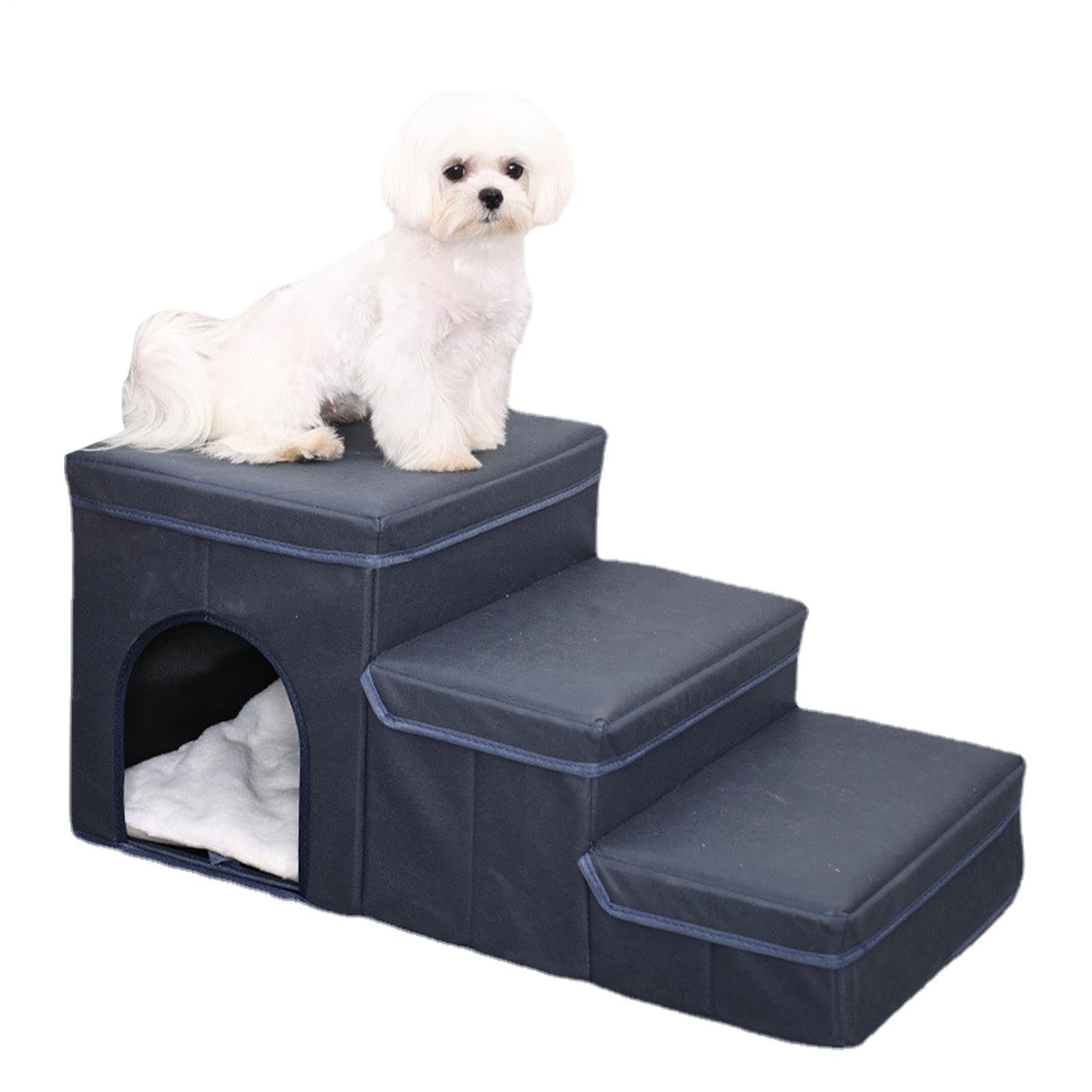 Rampa para Cama de Perros - Escalera Desmontable para Mascotas - Escaleras de Perros para Cama Alta - para Gatos, Cachorros, sofá, jardín, apartamento, balcón, terraza