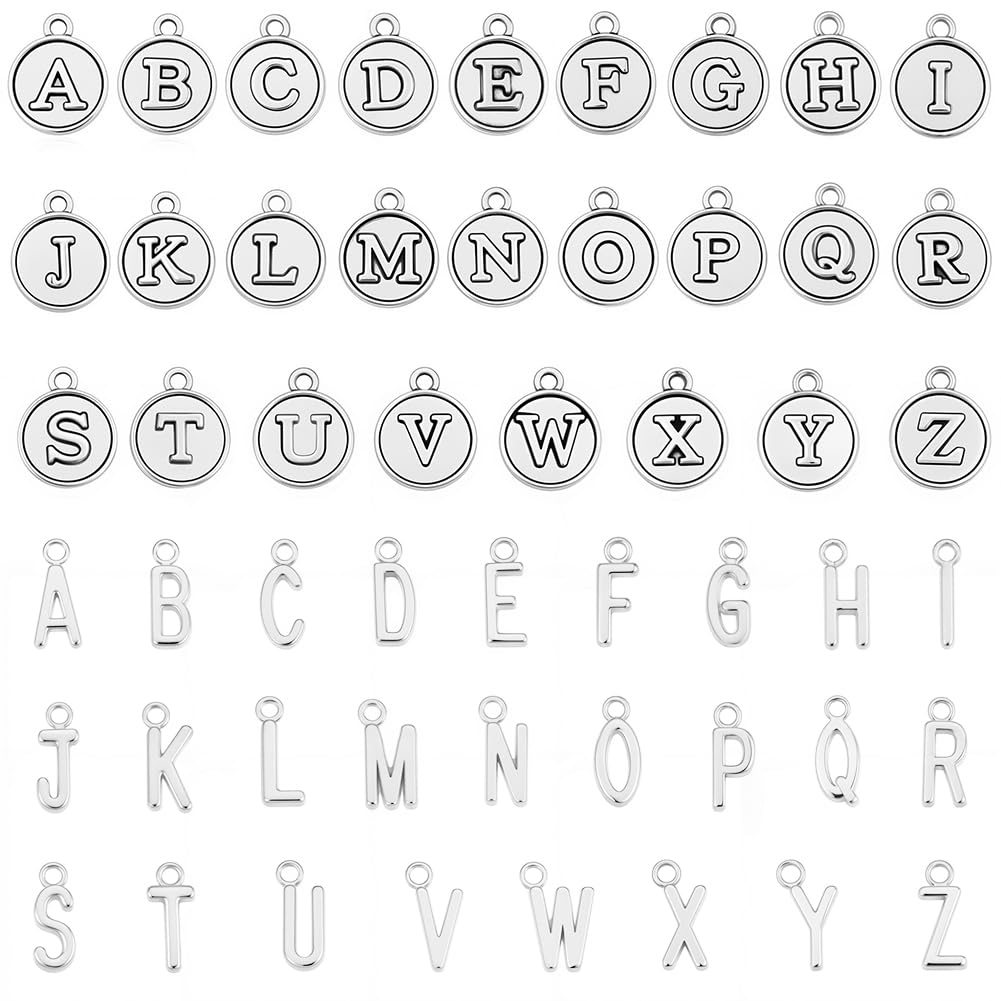 Lettres de l'alphabet pour bijoux personnalisés à offrir en cadeau