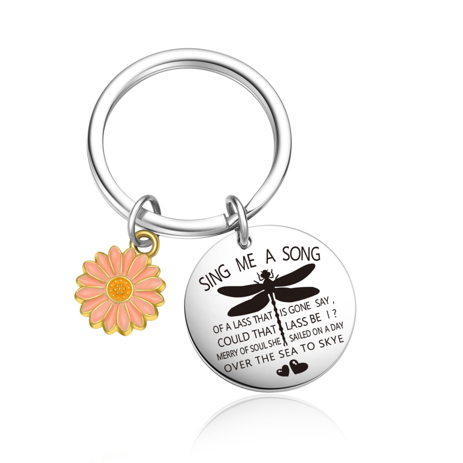 OWHOMS Song Lyrics Keychain For Tv Show Fans Gifts For Dad Gifts Grandma Keychain Sister Keychain