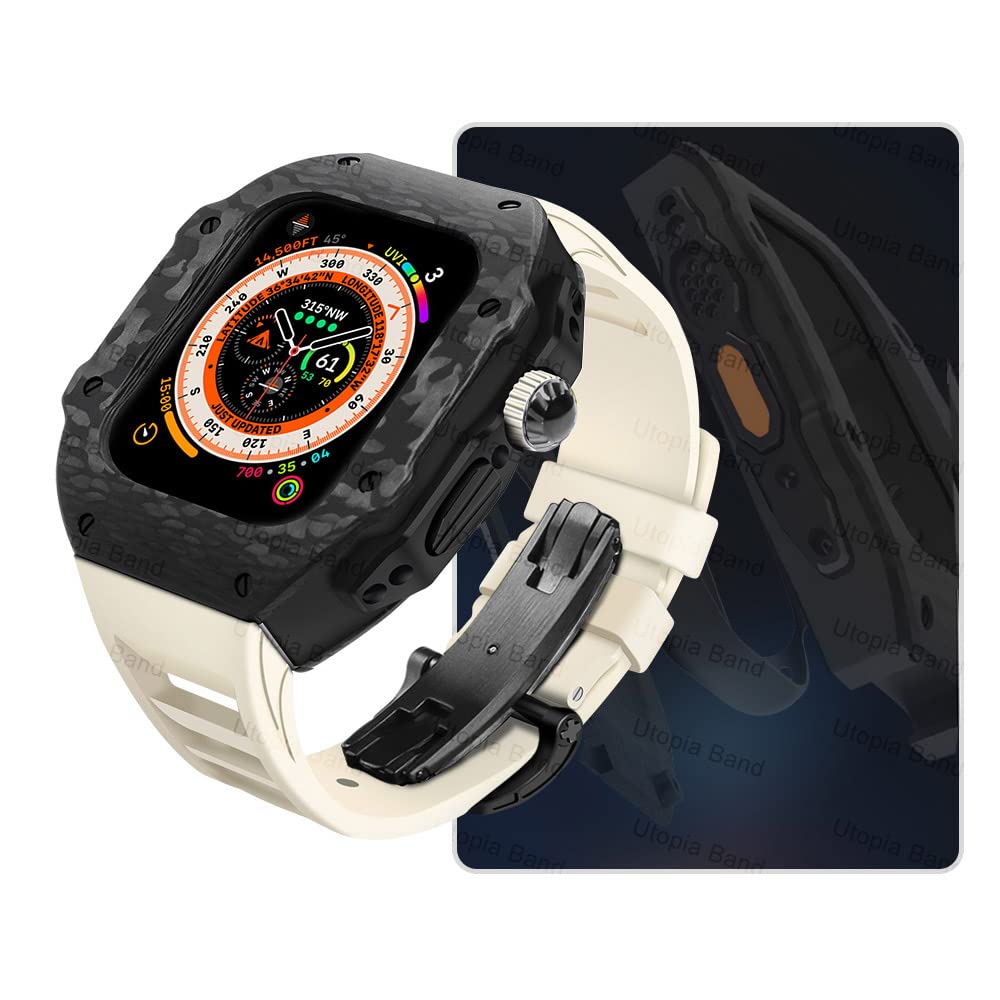 Amazon.co.jp: 豪華な改造キットApple Watch Ultra 49mmカーボン
