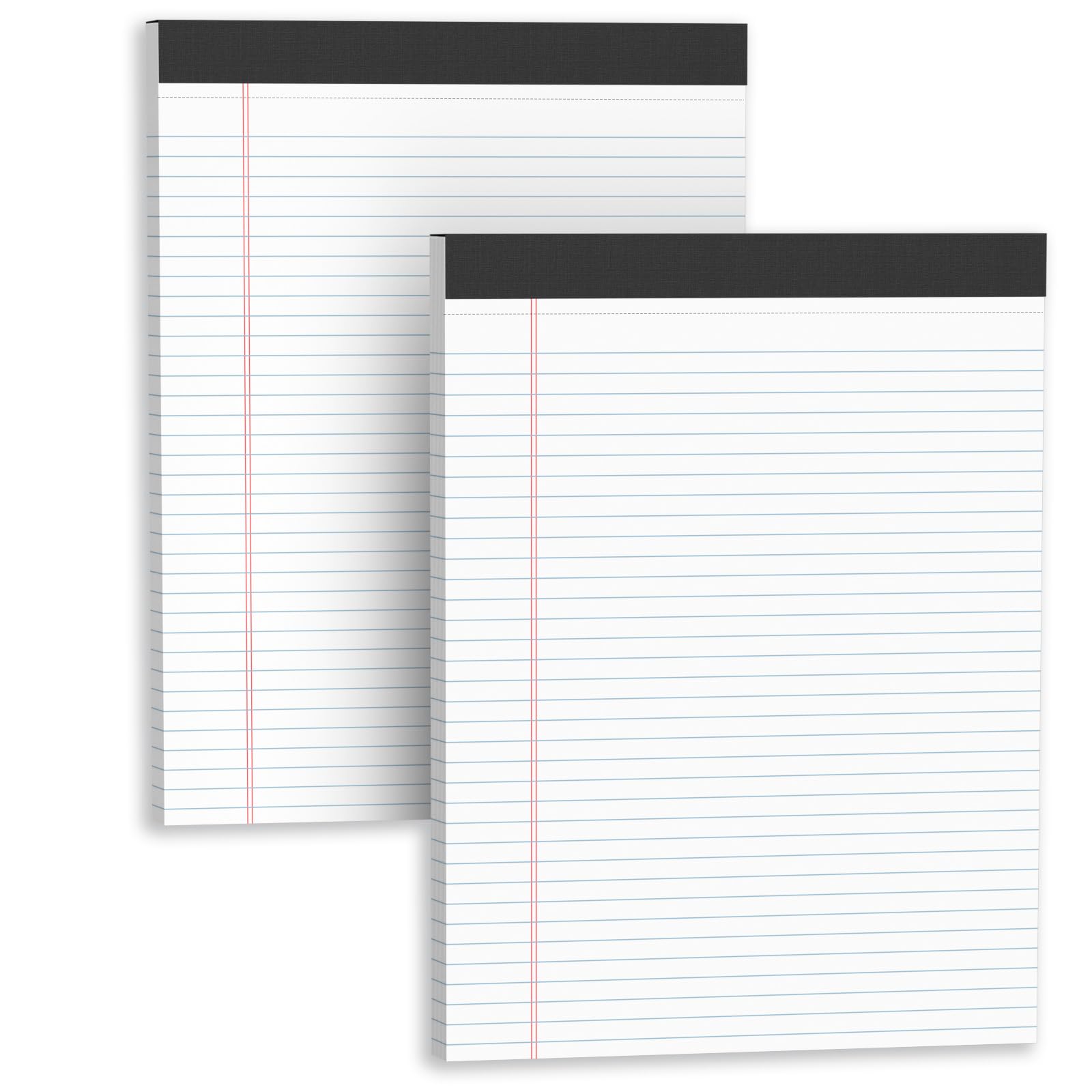 Legal Pads 8 5 X11 Narrow Ruled Notepads 2 Pack 50 Sheet Pad White Legal Pads Tear Off