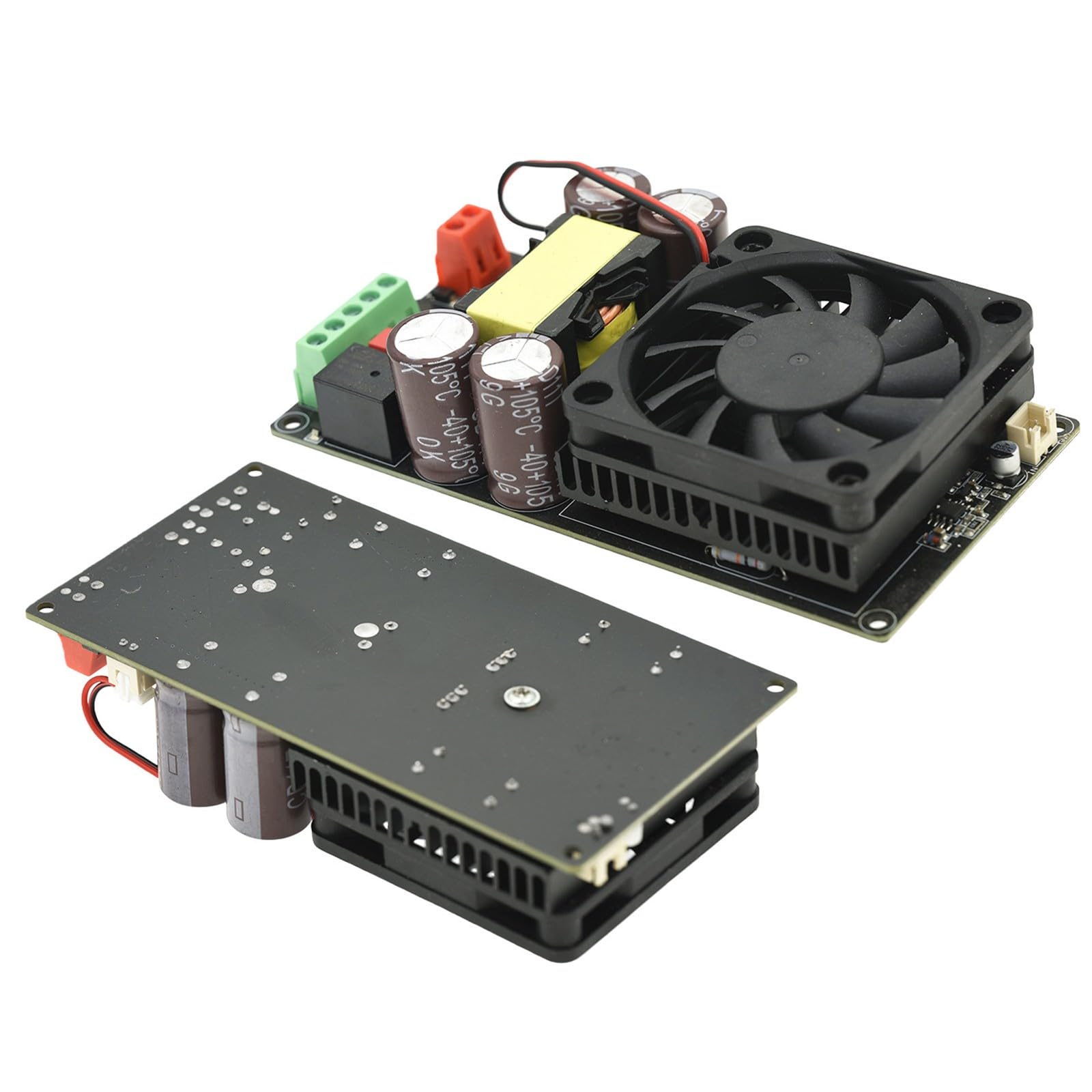 Modulo Amplificatore Potenza Sonora Digitale Compatto da 1000 W con dissipazione del Calore avanzata per sistemi Musicali Modulo potenziatore in Metallo con Suono Chiaro