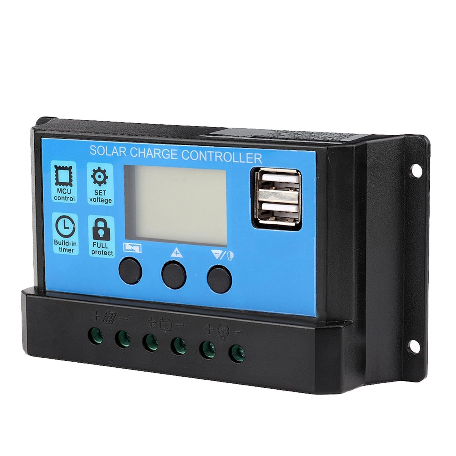 Aramox 12V-24V MPPT Solar Battery Solar Controller PWM Controller 60A/50A/40A/30A/20A/10A (60A)-image-42