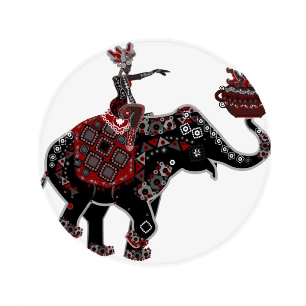 Tapis salon éléphant 80cm, idée cadeau originale pour une décoration zen