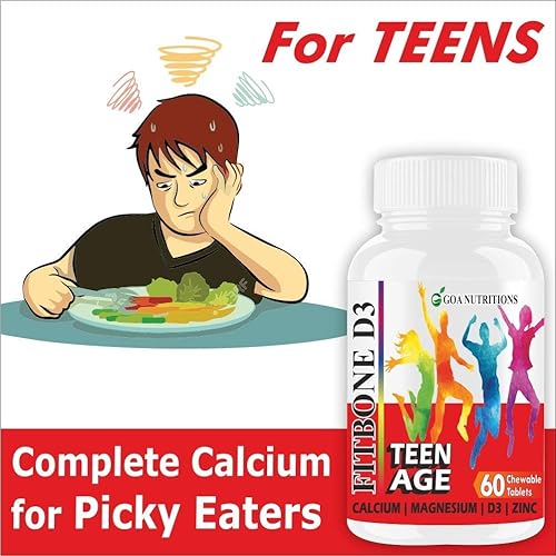 Miniatura 4 de Minton Well-C Fitbone d3 Calcio para niños y adolescentes con magnesio zinc vitamina D y B12 para huesos fuertes  Inmunidad  Crecimiento  Altura