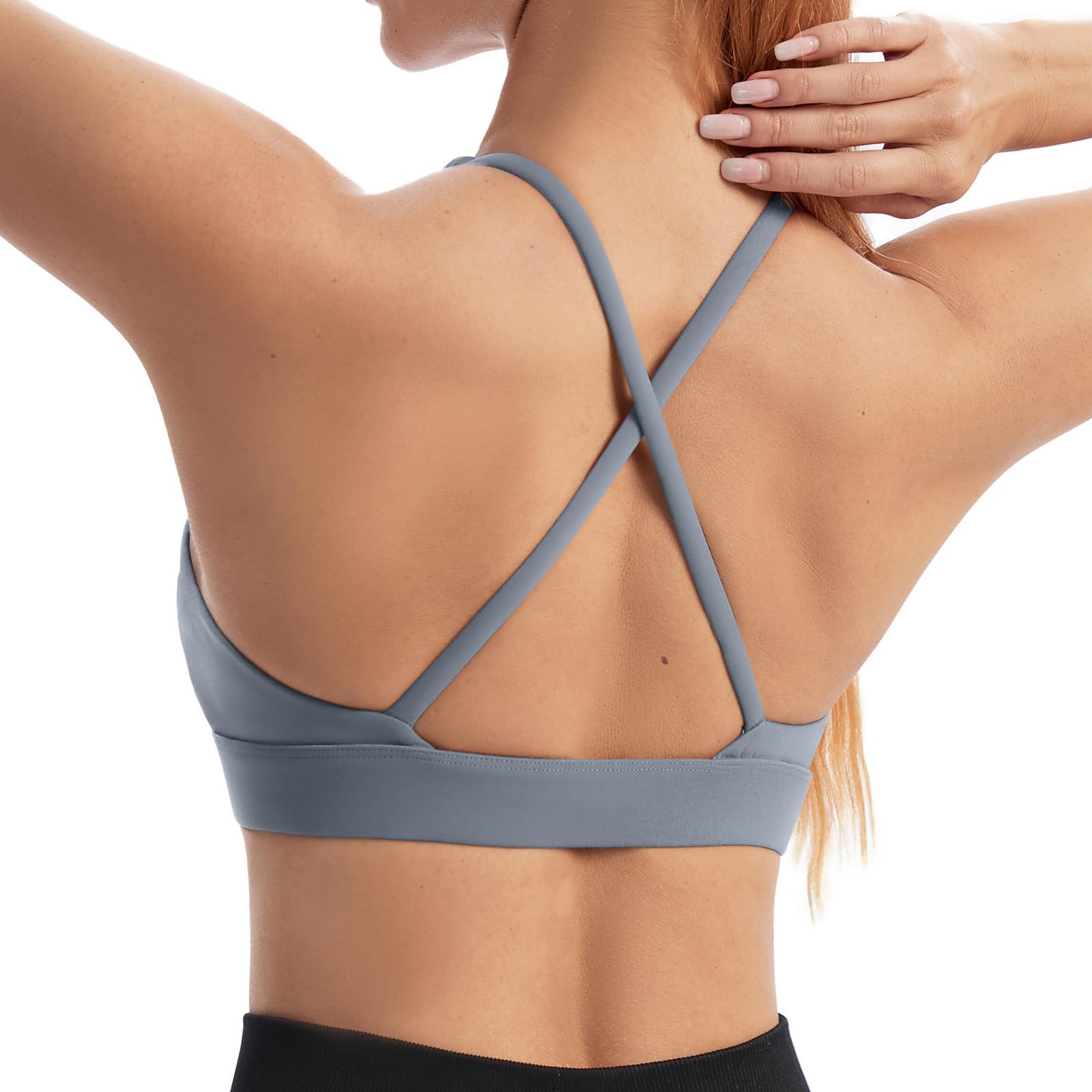 INIBUD Sujetador Deportivo, Opaco para Mujer