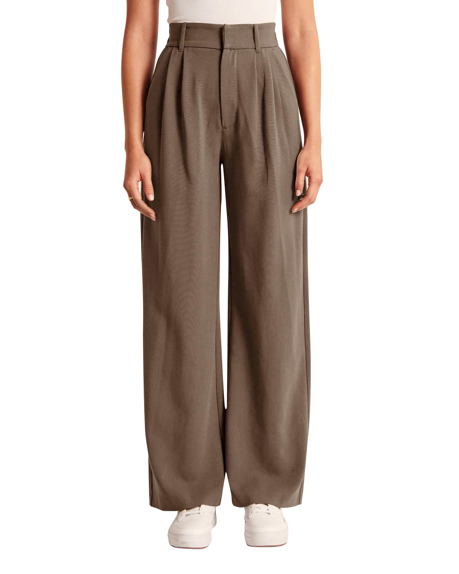 NIMIN Nmkz230-short apxs-FBA Cintura Alta para Mujer | Trajes casuales de negocios, pantalones formales de uso diario de oficina, tela duradera para todas las estaciones