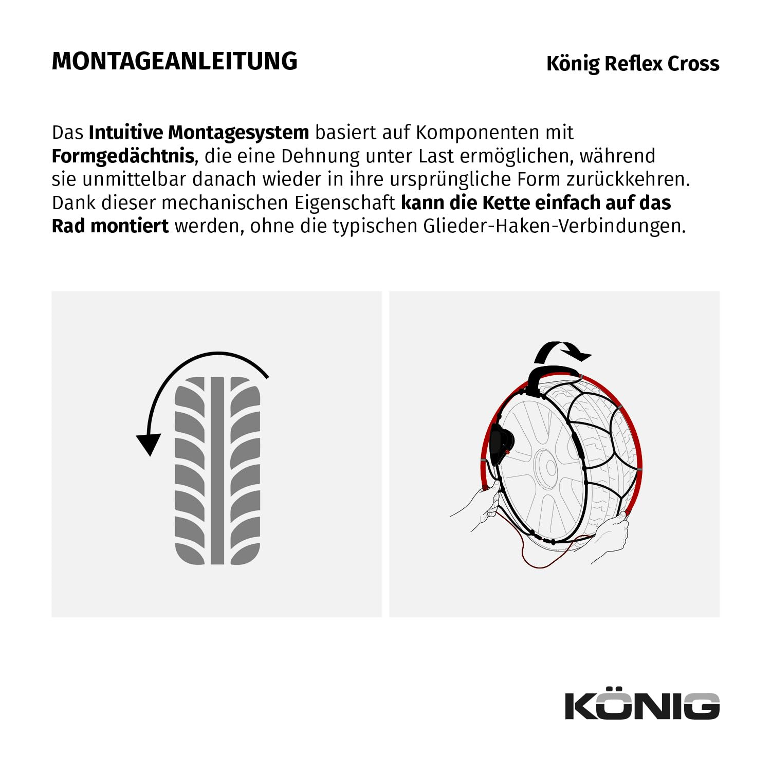 KÖNIG Reflex Cross 251 - Schneeketten