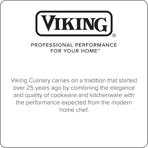 Miniatura 7 de Viking Culinary - Horno holandés contemporáneo de acero inoxidable de 3 capas, 5.2 cuartos de galón, incluye tapa de vidrio, lavavajillas, apto para