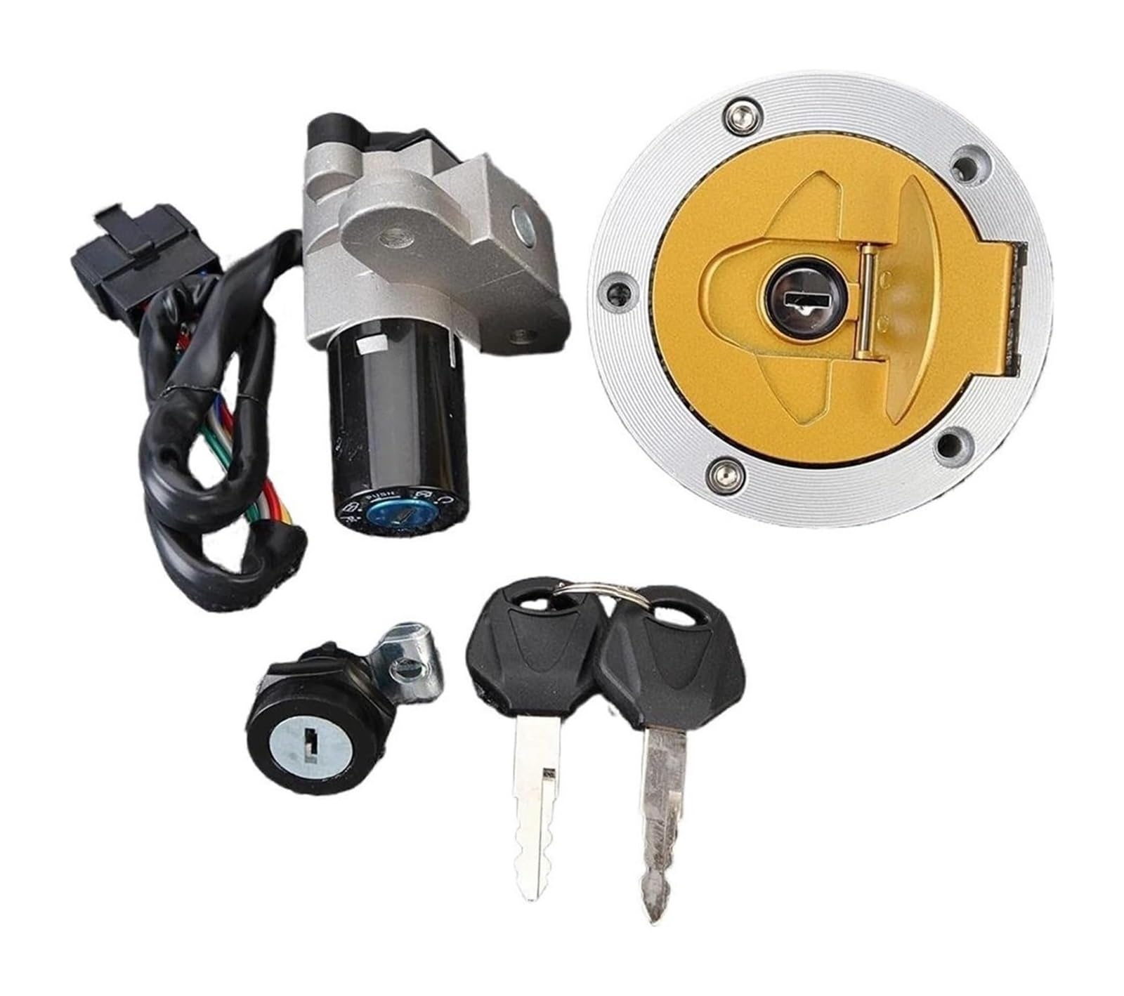 Cerradura De Encendido para Ducati para Monster para M750 1996-2001 para 900 1999-2004 Interruptor Arranque Cerradura Encendido Motocicleta Combustible Tanque Juego