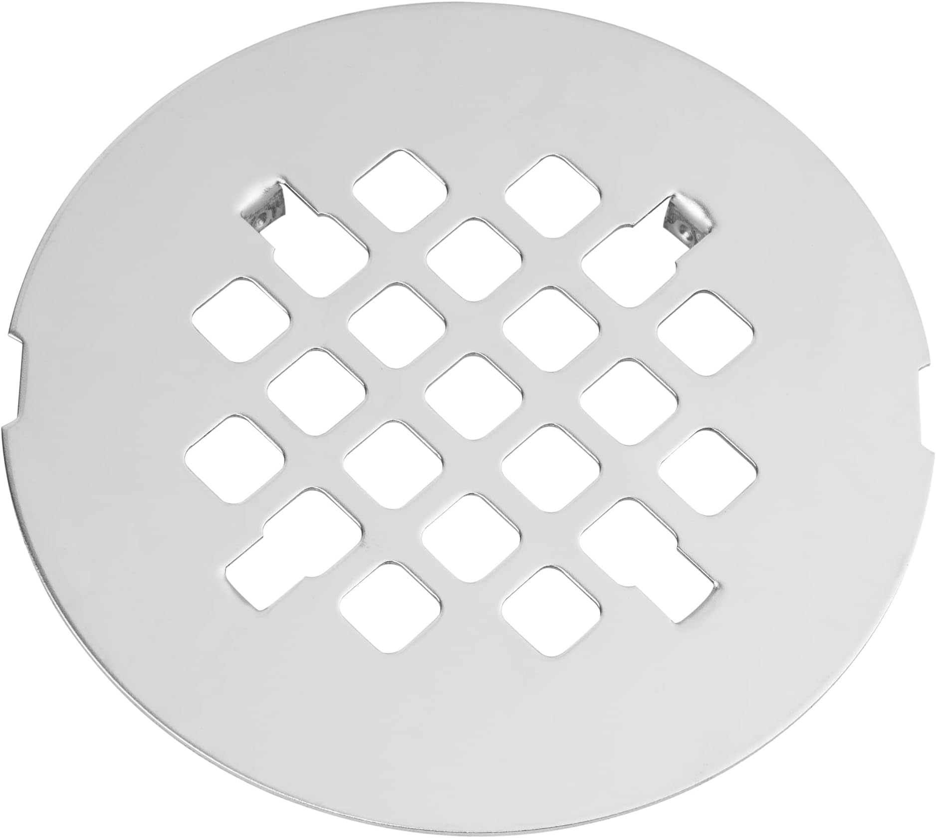 Artiwell 4-1/4โ OD Snap-in Shower Drain Cover, Round Shower Drain Strainer Grid, Replacement Cover, Designed for Long-Lasting(Chrome Plated)