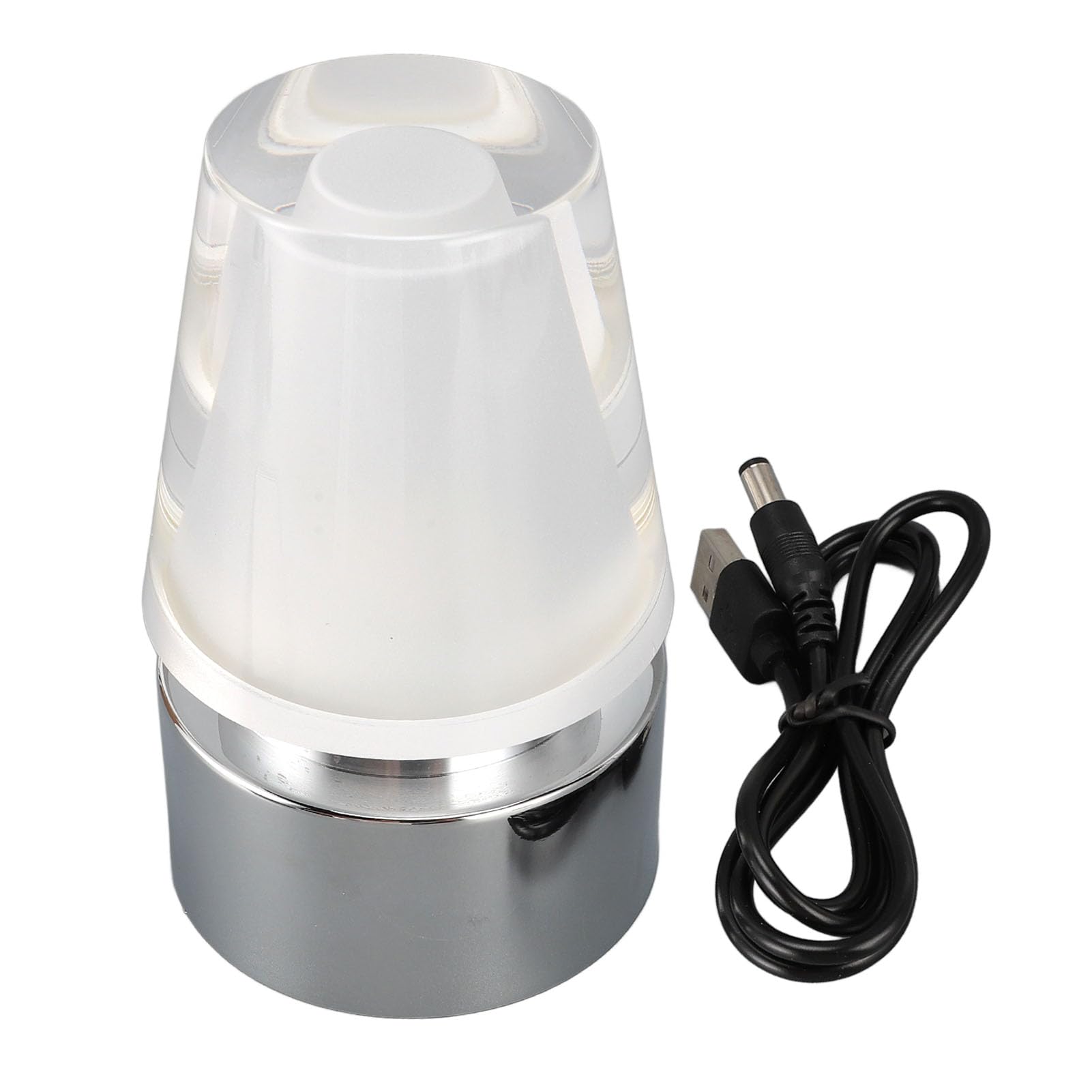 plplaaoo Lámpara de mesa RGB Cambio de color de iluminación suave USB Carga de Ambiamiento de ambiente Luz de escritorio para Bar Restaurant Cafe Dormitorio