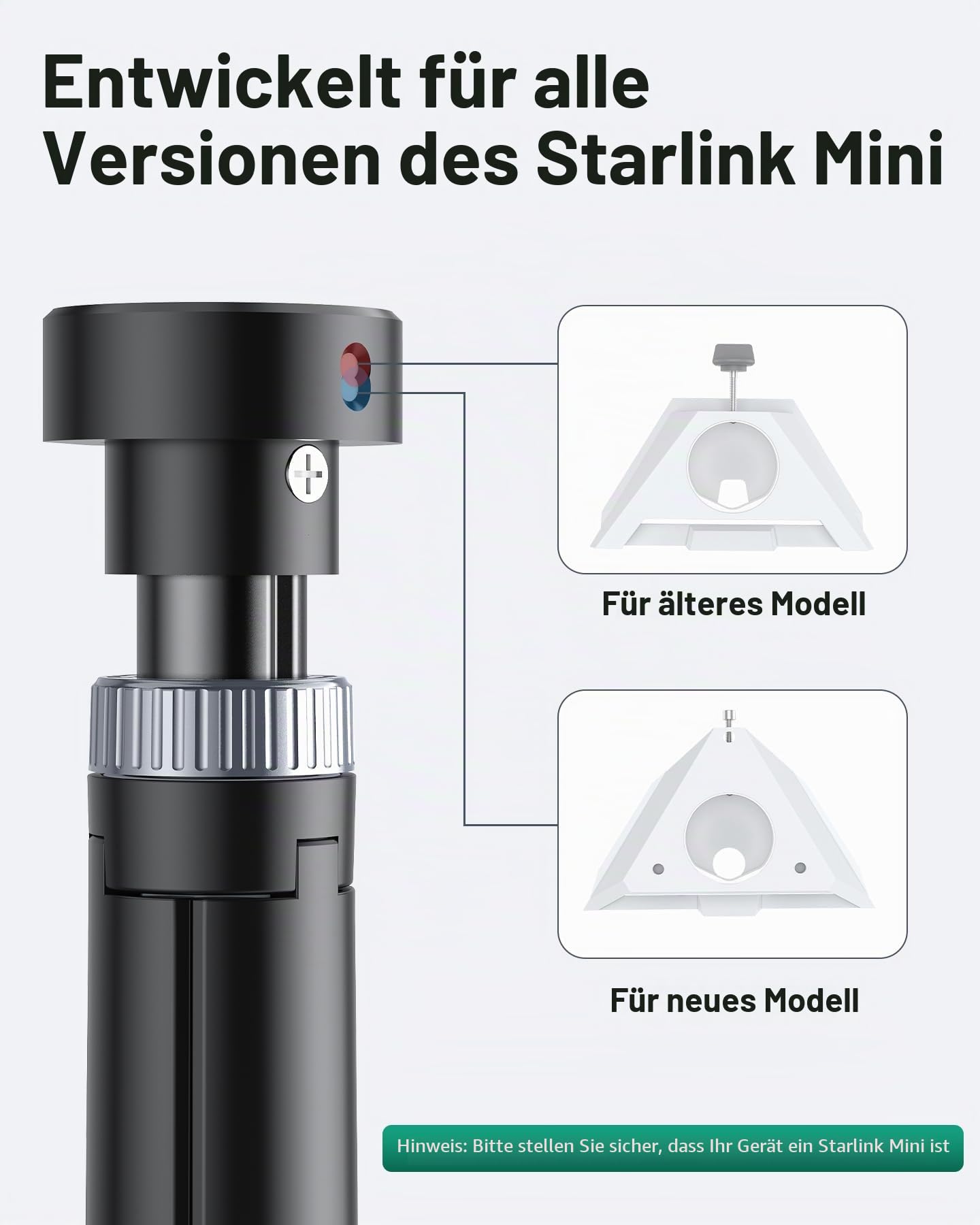 Starlink Mini Stativ Halterung für alle Starlink Mini Modelle