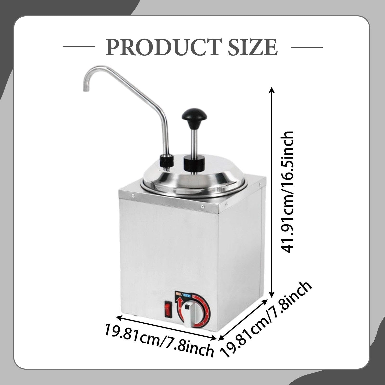 Dispensador de Queso, Calentador de de Gran Capacidad para de Y Queso para Nachos.