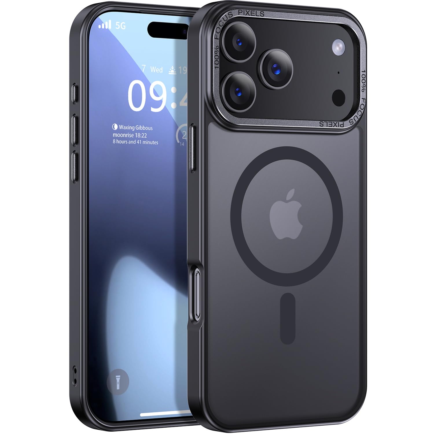 Newfuture Strong Magnetic Compatible with iPhone 17 Pro Case [13 FT Military Drop Protection] [Compatible with Magsafe] Slim Translucent Matte Shockproof with Anti-Fingerprint Phone Case, Tender Pink — view 177