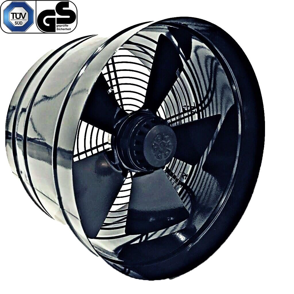 BVN VENTILATION SYSTEMS & ELECTRICAL MOTORS BORAX osiowy wentylator rurowy 250 mm
