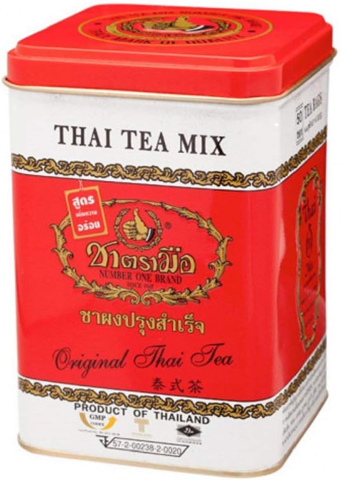 Brand, Tea Powder, Original Thai Tea Size 4g X 50 Sachets/Pack