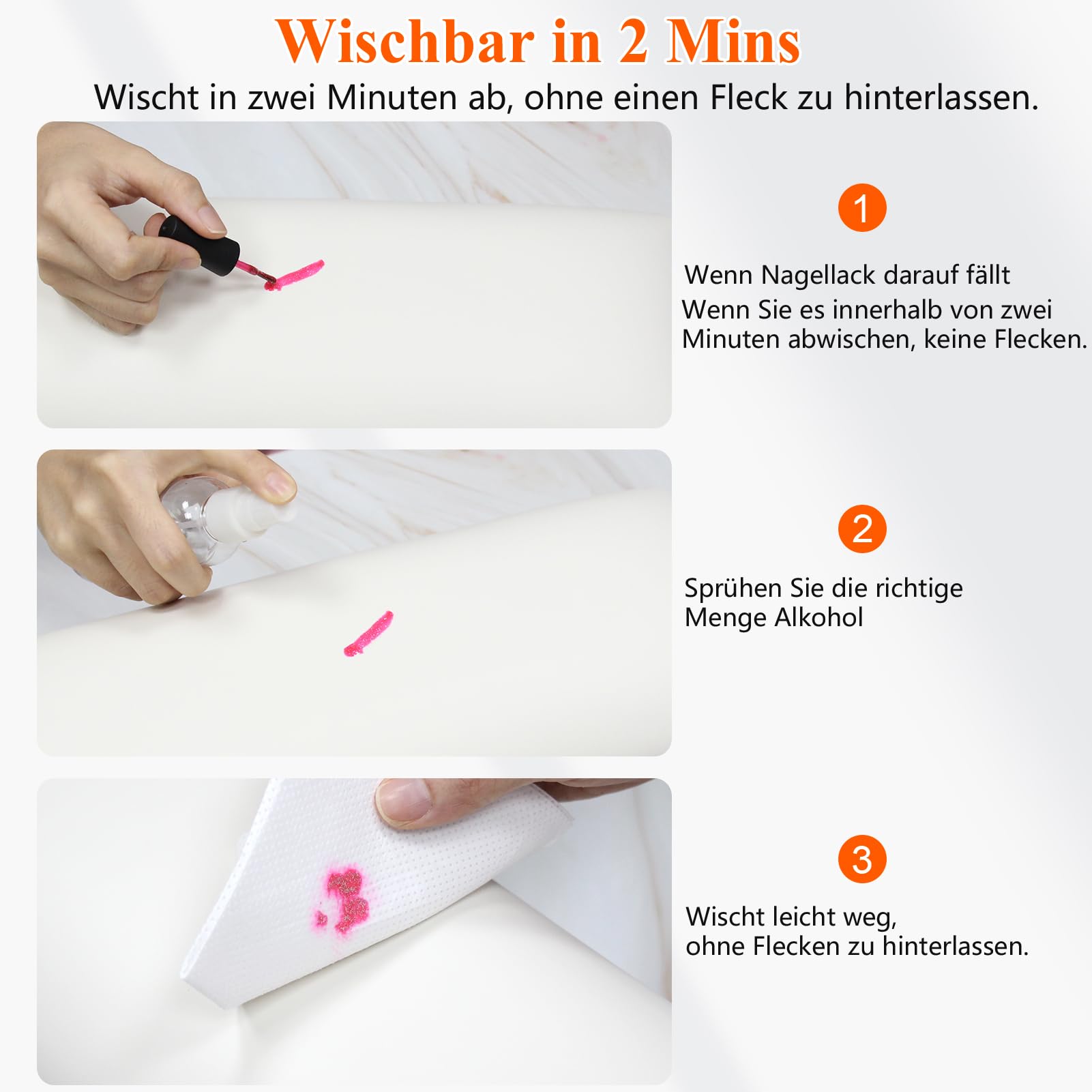 Handauflage Nagelstudio Handgelenkauflage, Armauflage für Nägel, Wrist Rest für Nägel für Nageltechniker Handkissen Nagelstudio Maniküre-Hand, Mit Beinen aus Aluminiumlegierung ﻿ (Weiß)