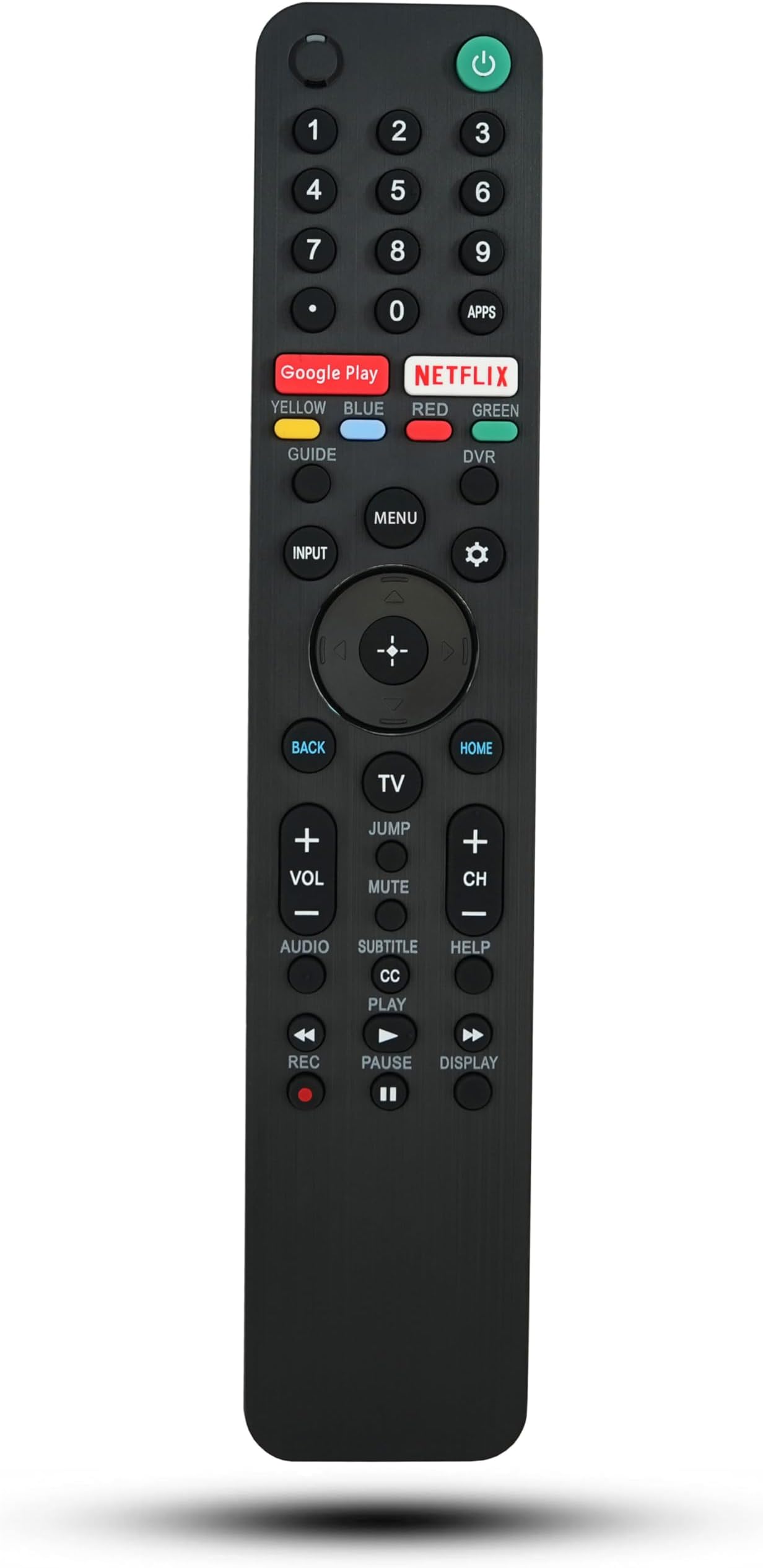 RMF-TX500U Universal Remote Control Compatible for Sony Smart TV Remote All Sony Bravia LED OLED LCD 4K UHD HDTV HDR Android TV, with Google Play, Netflix Button (No Voice Function)