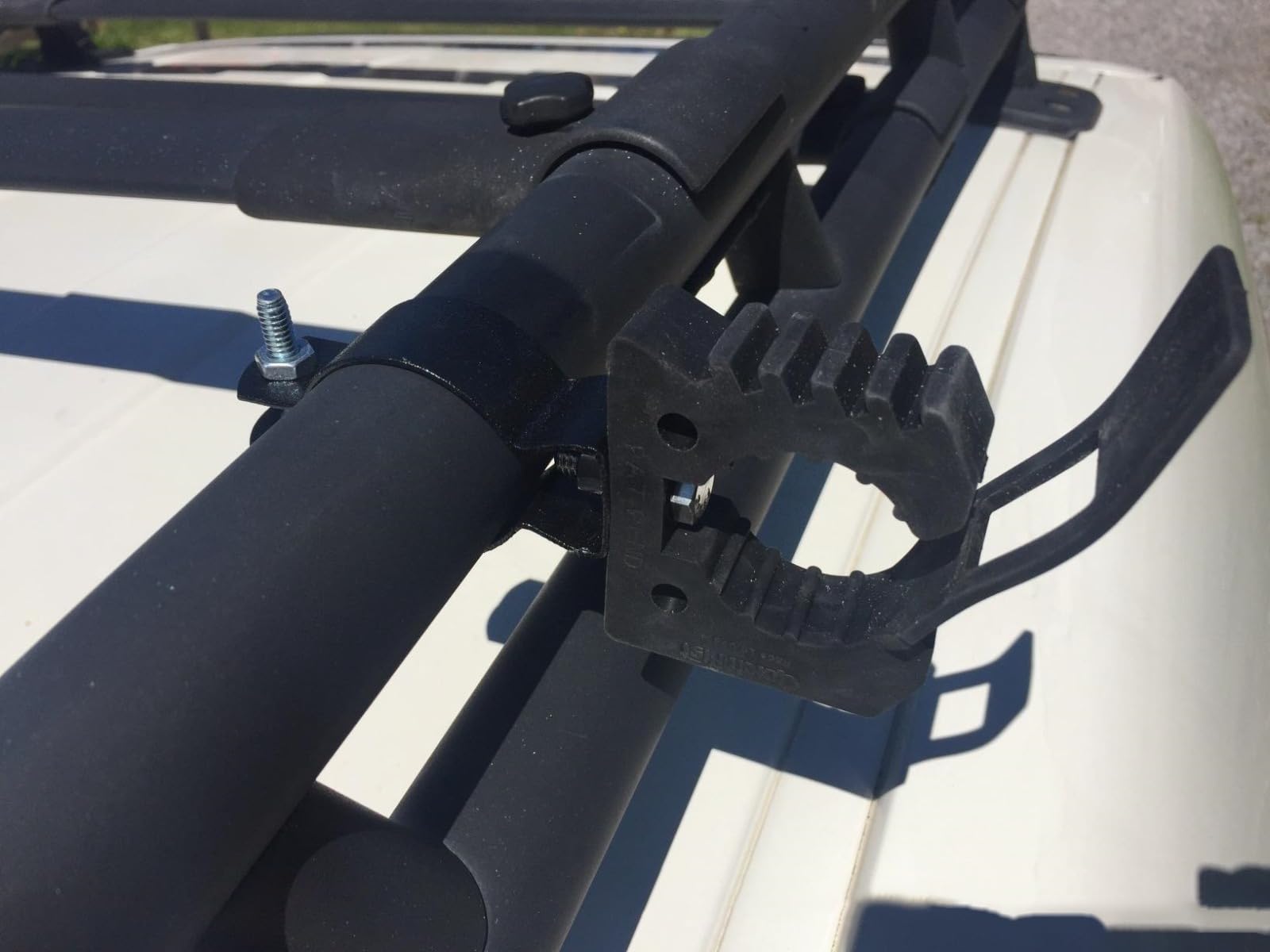 8 Piezas Kit de Montaje de Abrazadera de Goma de liberación rápida, Abrazadera portaequipajes, Abrazadera Quick Fist, Soporte de Pala Accesorios de Coche, Mangos de Herramientas para,Barco, RV, Negr
