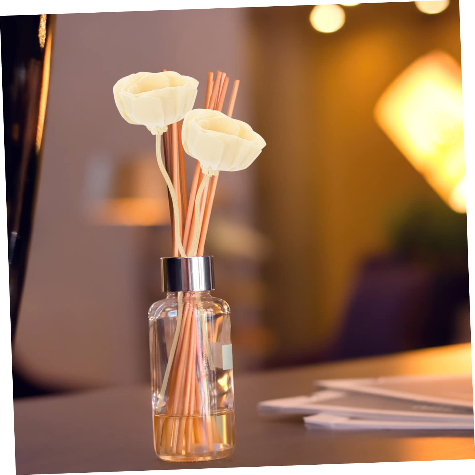 Didiseaon 3 Set Bastoncini Di Fiori Di Rattan Per Aromaterapia Diffusore Essenziale Ricarica Per Diffusore Per Interni Diffusori Per Aromaterapia Ricariche Di Oli Essenziali 10 pezzi*3