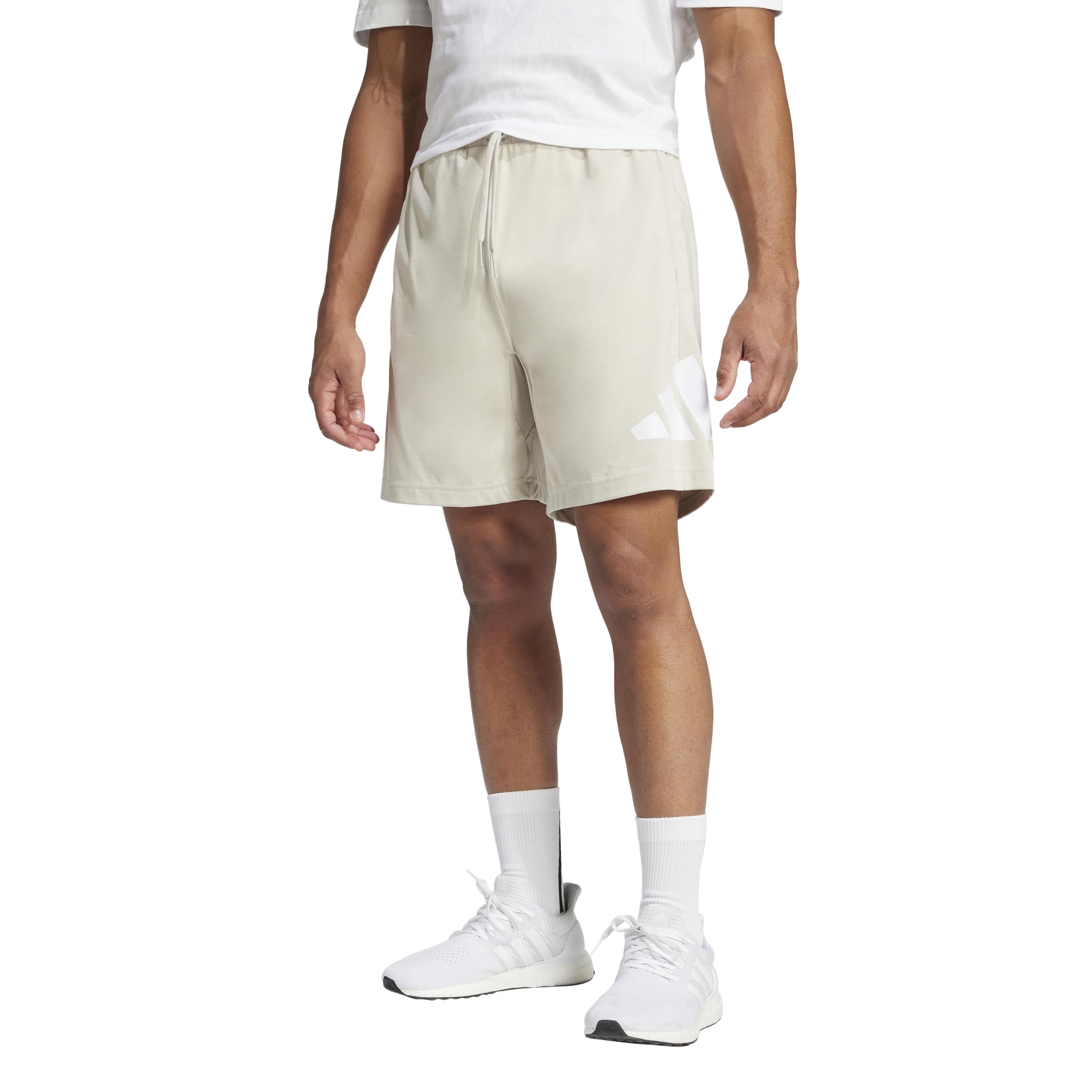 adidas Mens Essentials Big Logo Single Jersey 7-Inch Shorts