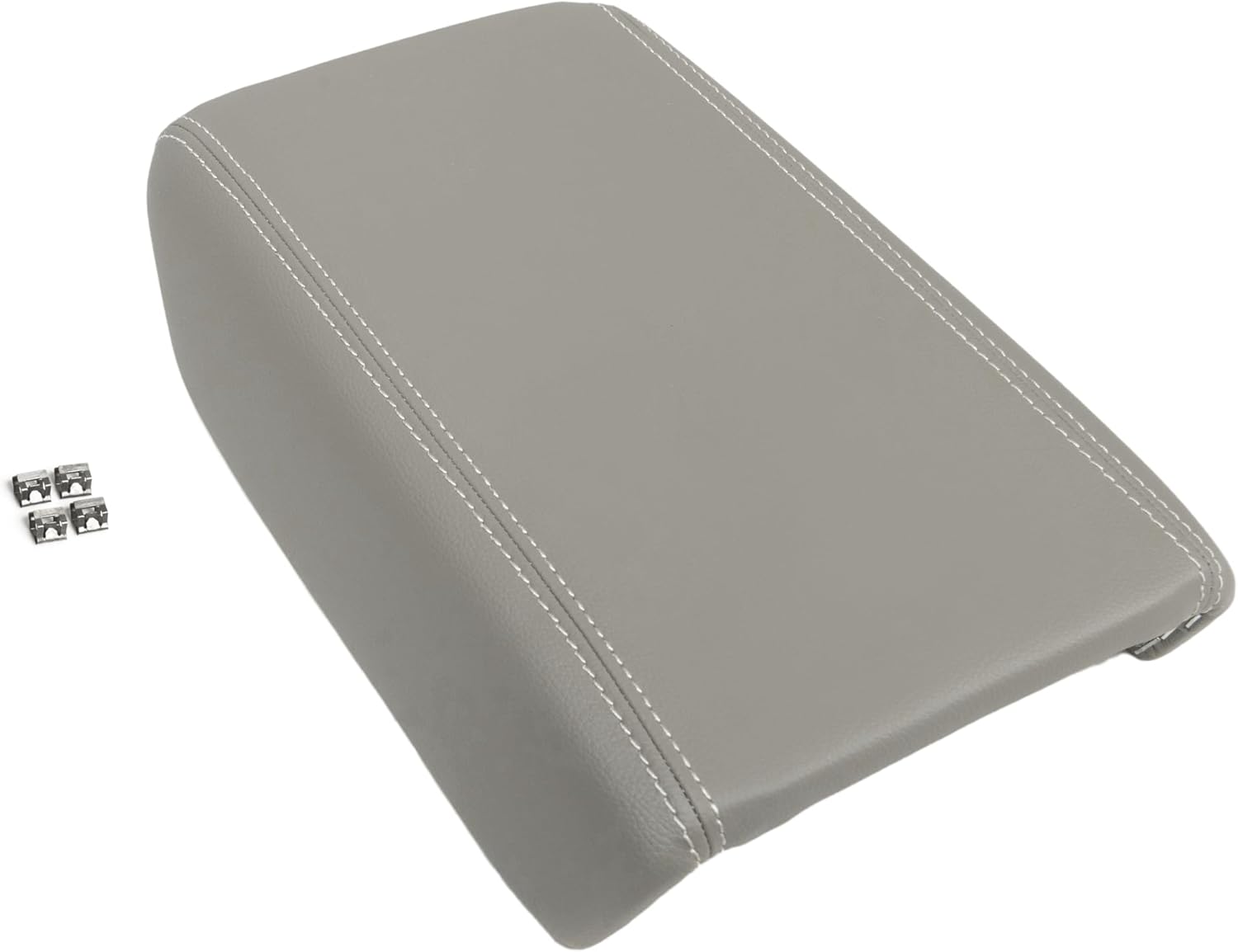 Center Console Lid Compatible with GMC Acadia Limited Front Floor Console Armrest for Chevrolet Chevy Traverse for Buick Enclave for Saturn Outlook 2007-2017 Replaces 22905366 925-088 Grey
