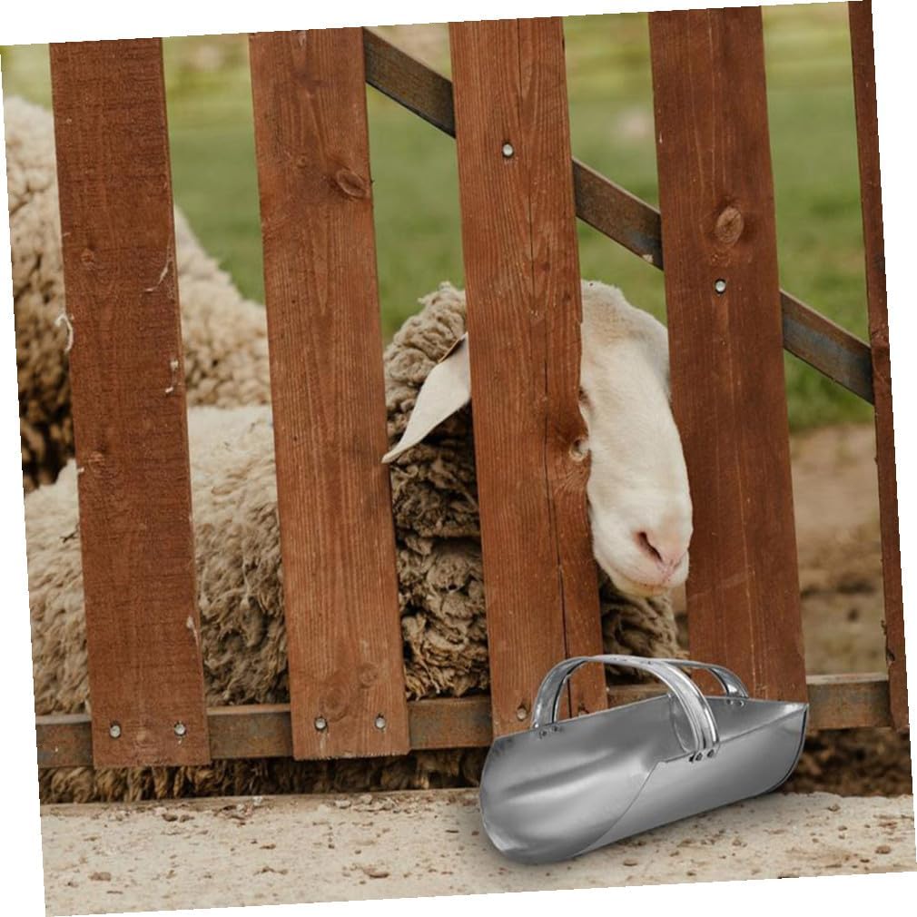 POPETPOP 2pcs Portable Feed Distribution Shovel Litter Scooper Cup Scoop Farm Supply Household Use