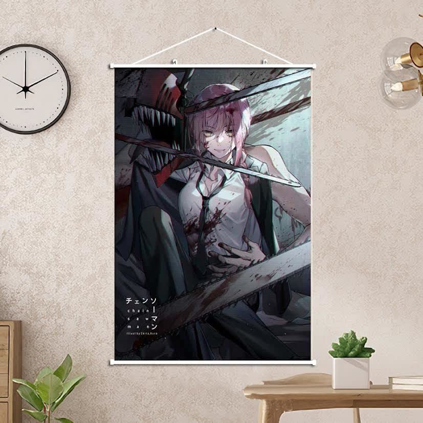 Amazon.co.jp: チェンソーマン 大判 タペストリー マキマさん N : おもちゃ