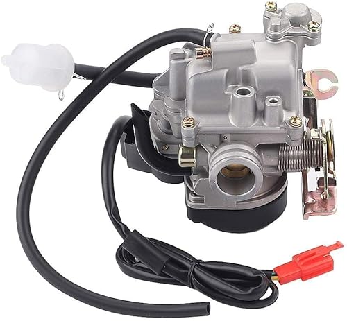 Miniatura 3 de Carburador 49cc 50cc para Scooter GY6 Compatible con Ciclomotor Taotao de 4 Tiempos Carburador 18mm de Gran Calibre 139QMB 139QMA PD18J Motores para