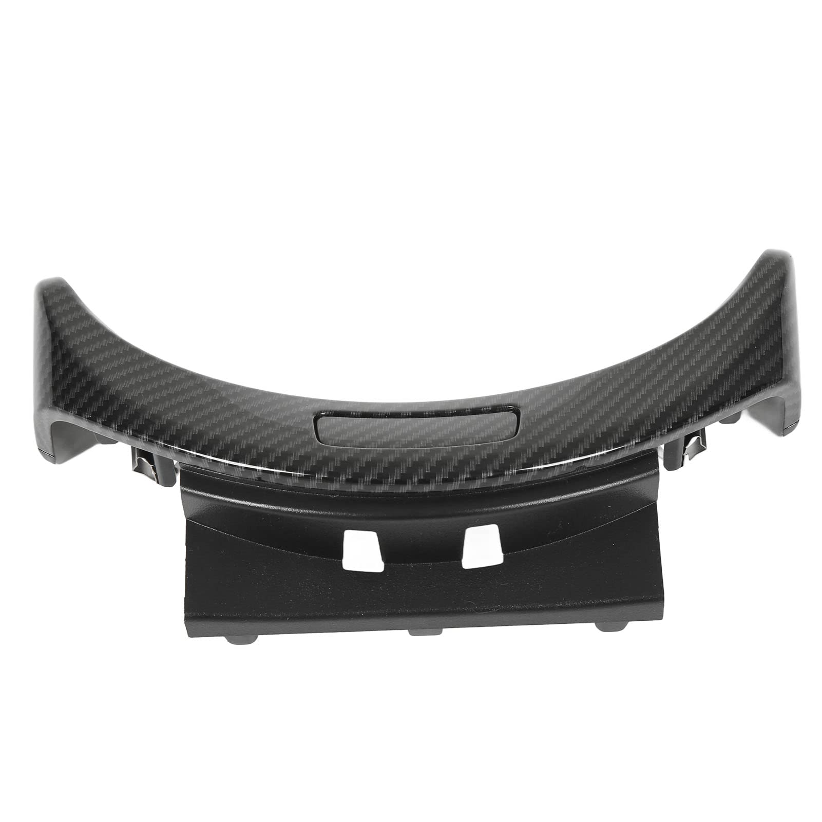 Qiilu Mittel Konsole Armlehne Aufbewahrung Sbox Release Button Schalter Abdeckung 2056803407 2056803307 Ersatz für W205 C200 C250 C300 W253 GLC260 GLC200 (Kohlefaser-Stil)
