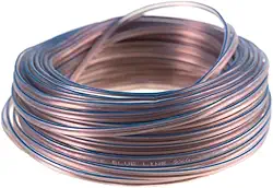 Fio Cristal Bicolor 2,5mm 10 Metros – Cabo Flexível para Som e Alto-Falante