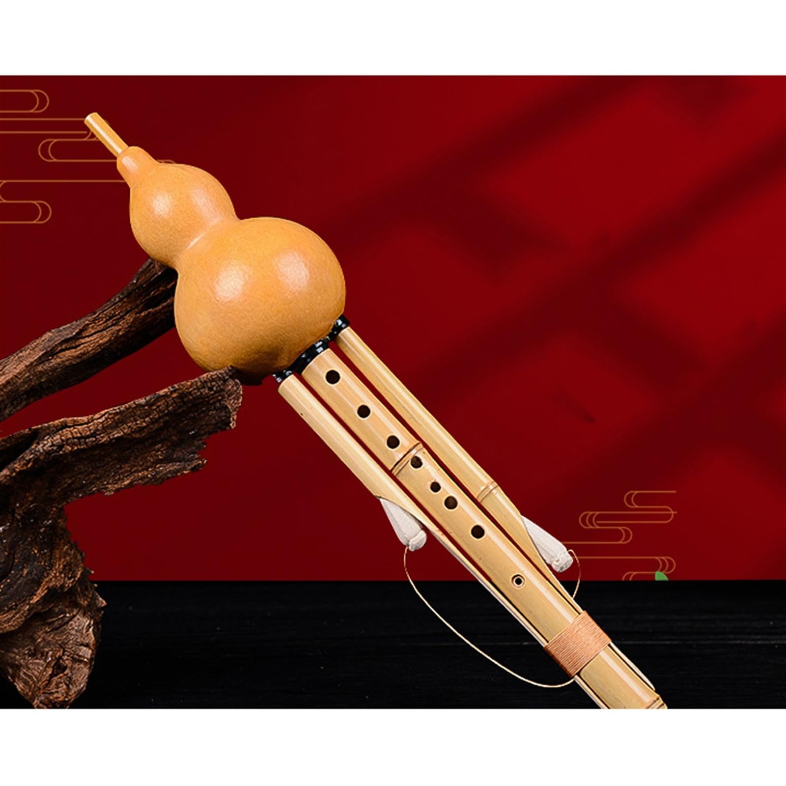 Hulusi-Instrument Professionelles Chinesisches Nationalblasinstrument Hulusi Vom Typ Hulusi Mit Zubehör (Color : C key)