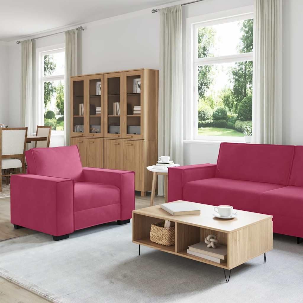 3-częściowy ciemnoszary aksamitny komplet mebli z poduszkami, wszechstronna sofa tapicerowana do salonu i biura, wytrzymała sofa z drewnianym metalowym stelażem, zestaw mebli z szerokimi