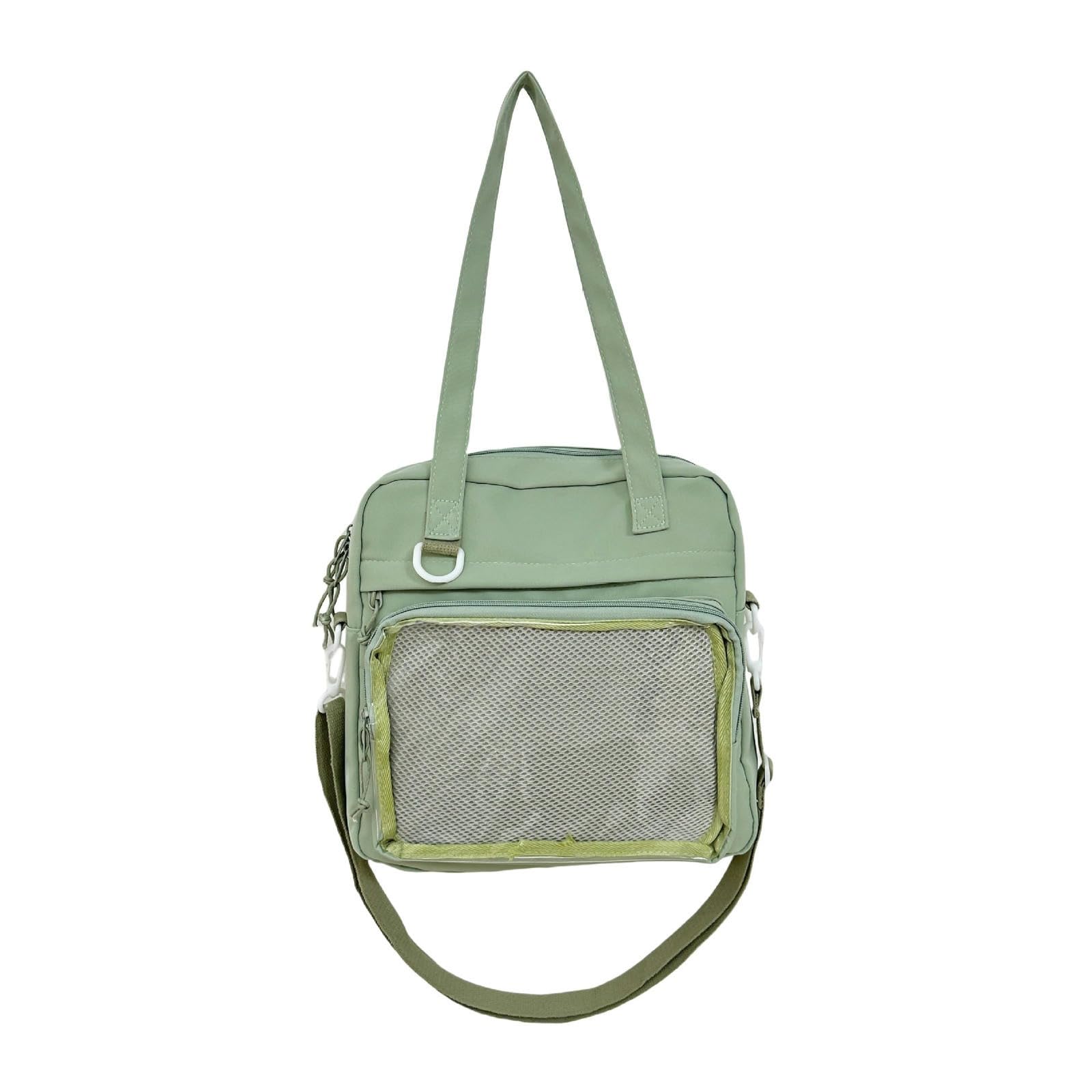 Kawaii torby crossbody dla kobiet Ita torby kurierskie urocza przezroczysta torba ITA japońskie torby na ramię w stylu anime idealne dla studentów i codziennego użytku, przezroczysta torba na ramię