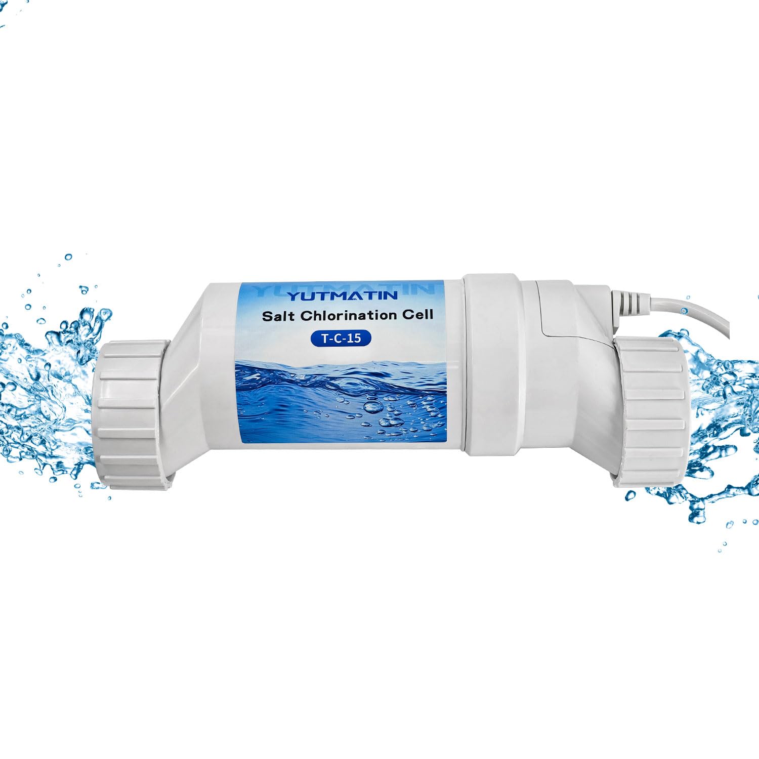 T-CELL-15-SWP Salt ChIorination Cell T 15 Replacement for Hayward for In-Ground Swimming Pools up to 40,000 Gallons, W3T-CELL-15, T-Cell 15