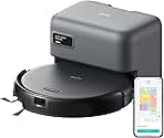 eufy C10 Robot Vacuum Self Emptying, 8 Weeks Hands Free, Advanced Smart Mapping with LiDAR Navigation, 2.85-Inch Slim Design, Powerful Suction, Edge Expansion Brush for Pet Hair