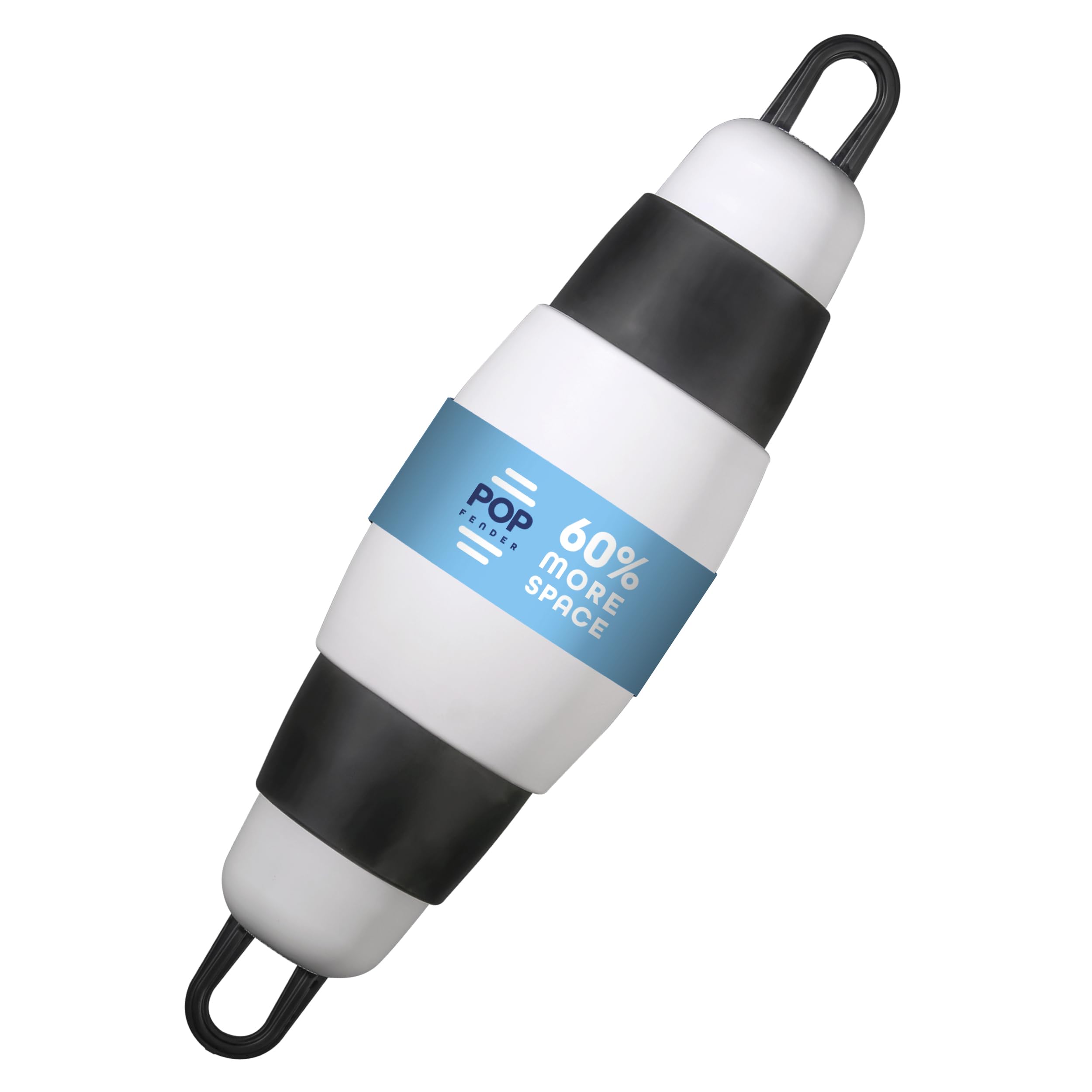 Bootsfender teleskopierbar – platzsparender Premium Fender für Boote, wartungsfrei ohne Luft & rumpfschonend, Geräuschlos ohne Quietschen für Segelboot & Motorboot