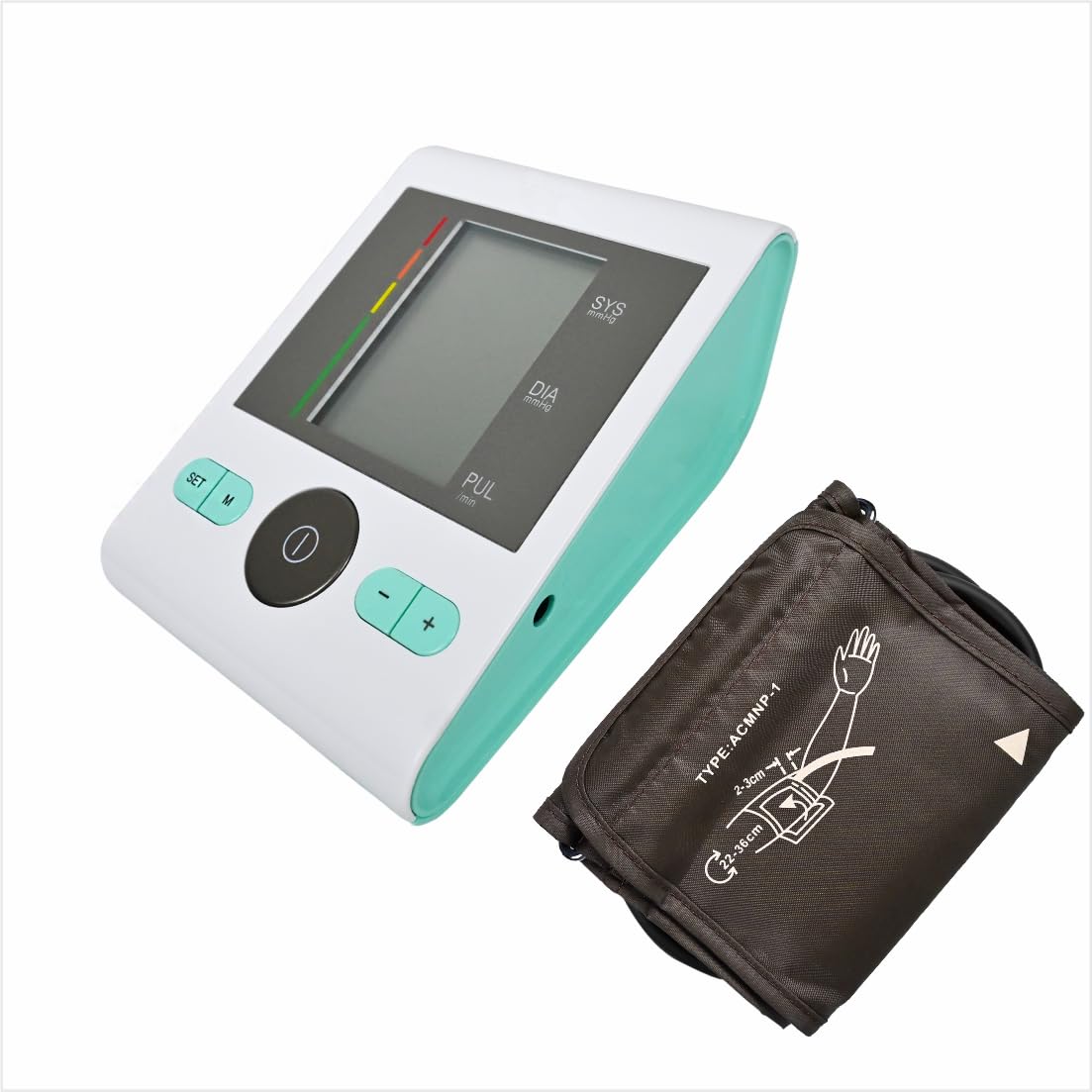Dishan Electronic Automatic Large Display Portable Digital Upper Arm Oscillometric Bp Monitor (Green)-image-36