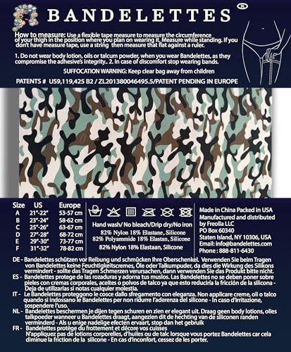 Image of Bandelettes Original Patented Elastic Anti-Chafing Thigh Bands *Prevent Thigh Chafing*