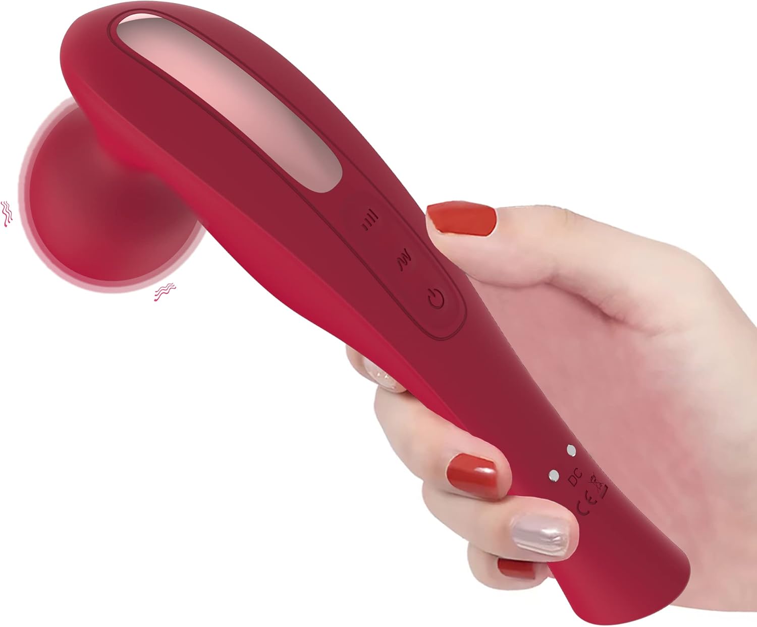 Handheld Cordless Electric Shoulders & Neck Back Massage Tools-20 Vibration Modes and 8 Speeds-Full Body Muscle Tissue Massager-Waterproof & Portable for Muscle Pain Relief & Fatigue.(Black)