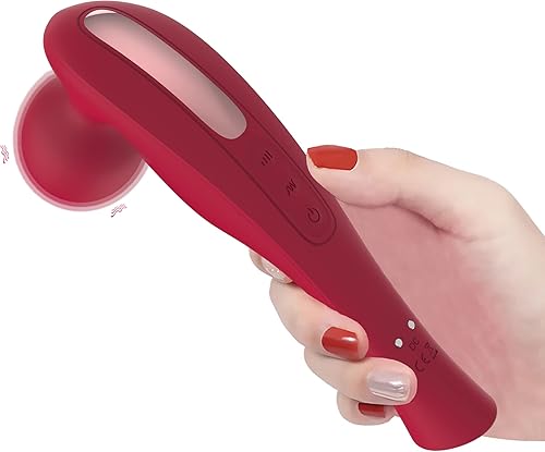 Masajeador de espalda eléctrico inalámbrico, portátil, portátil, Fuigarry de cuerpo completo, para masaje de hombros, cuello y tejido profundo, Rojo