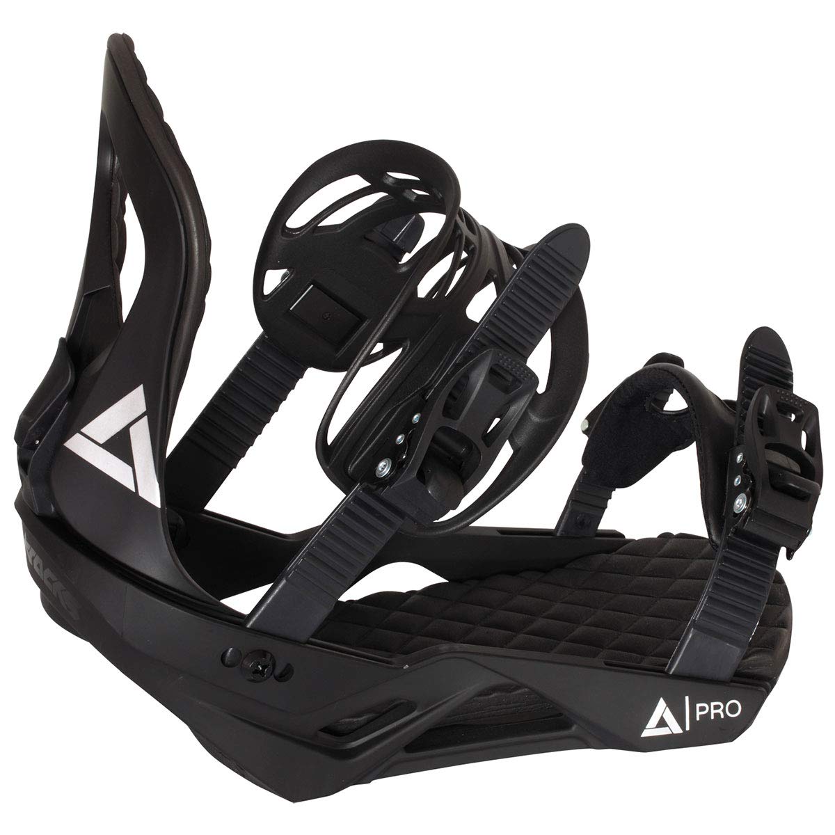 Airtracks - Attacchi da snowboard per snowboard, con chiusura morbida, taglie S/M L/XL