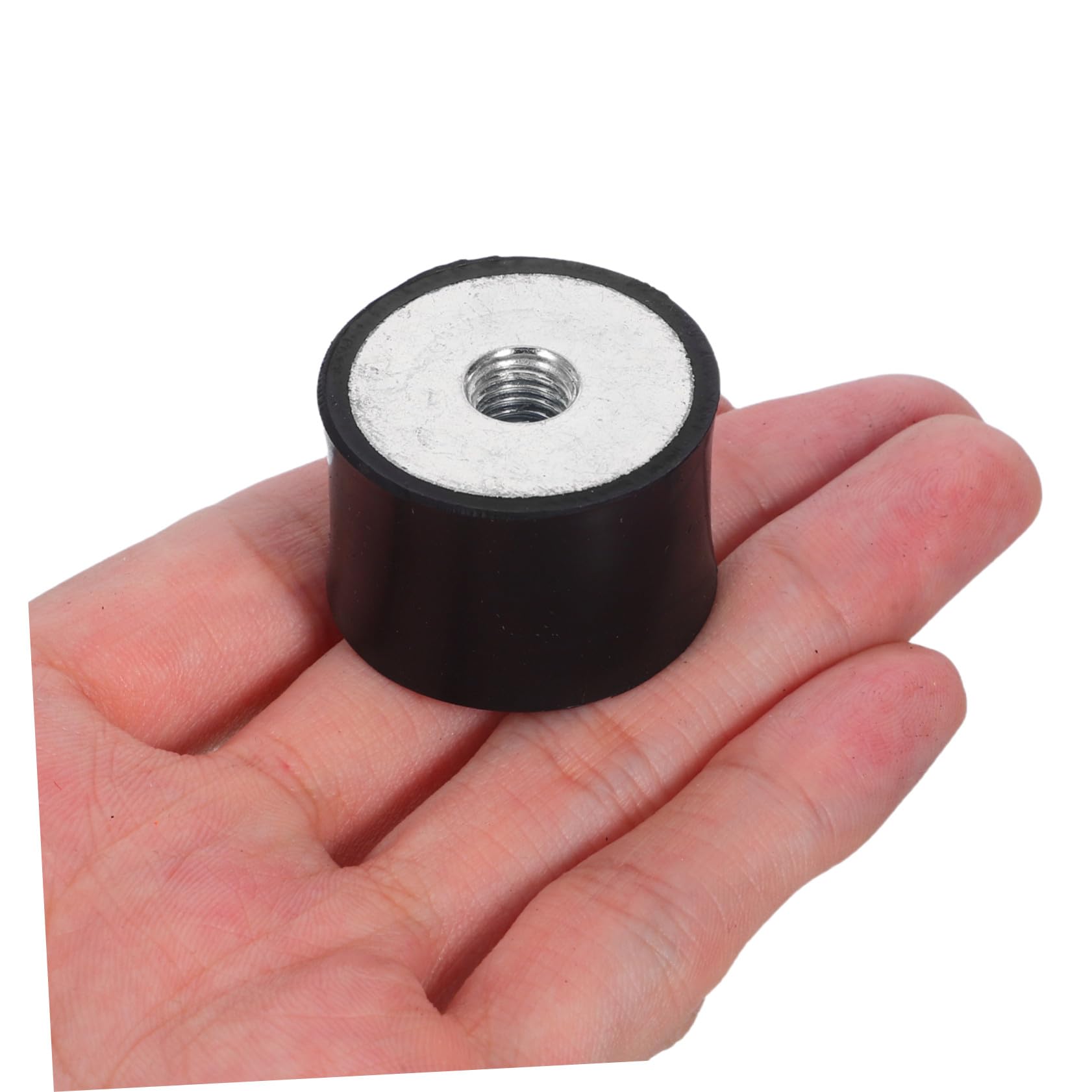 Mobestech 12 Pezzi Tamponi Antivibranti in Gomma Cilindrica con Filettatura Supporti di Isolamento Vibrazioni per Motori e Compressori Ammortizzatori Compressione per Riduzione Rumore