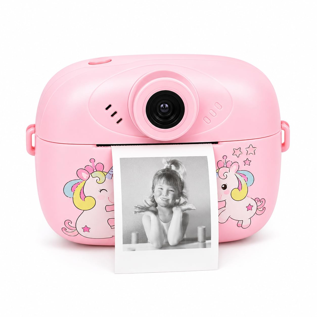TinyToysTown Instant Print Camera for Kids | DIY Thermal Print Camera with Colour Pens & 2 Paper Rolls | Rechargeable Digital Camera | Birthday Gift for Boys & Girls 3+ Years-image-31