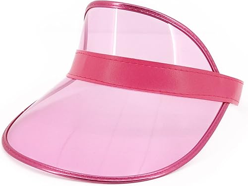 Miniatura 22 de Surkat Viseras solares transparentes de plástico con protección UV, sombrero para la cabeza, sombrero para golf, tenis, playa, ciclismo 1 paquete