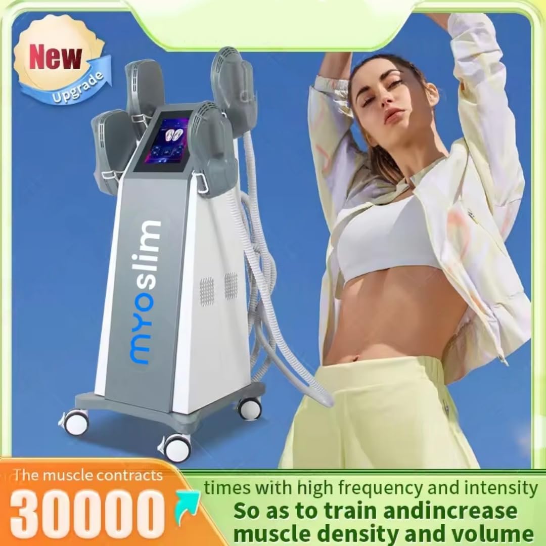 6500W Hi-emt Przenośna Maszyna Profesjonalna Body Sculpt Muscle Stimulator Odchudzanie(4 uchwyty)