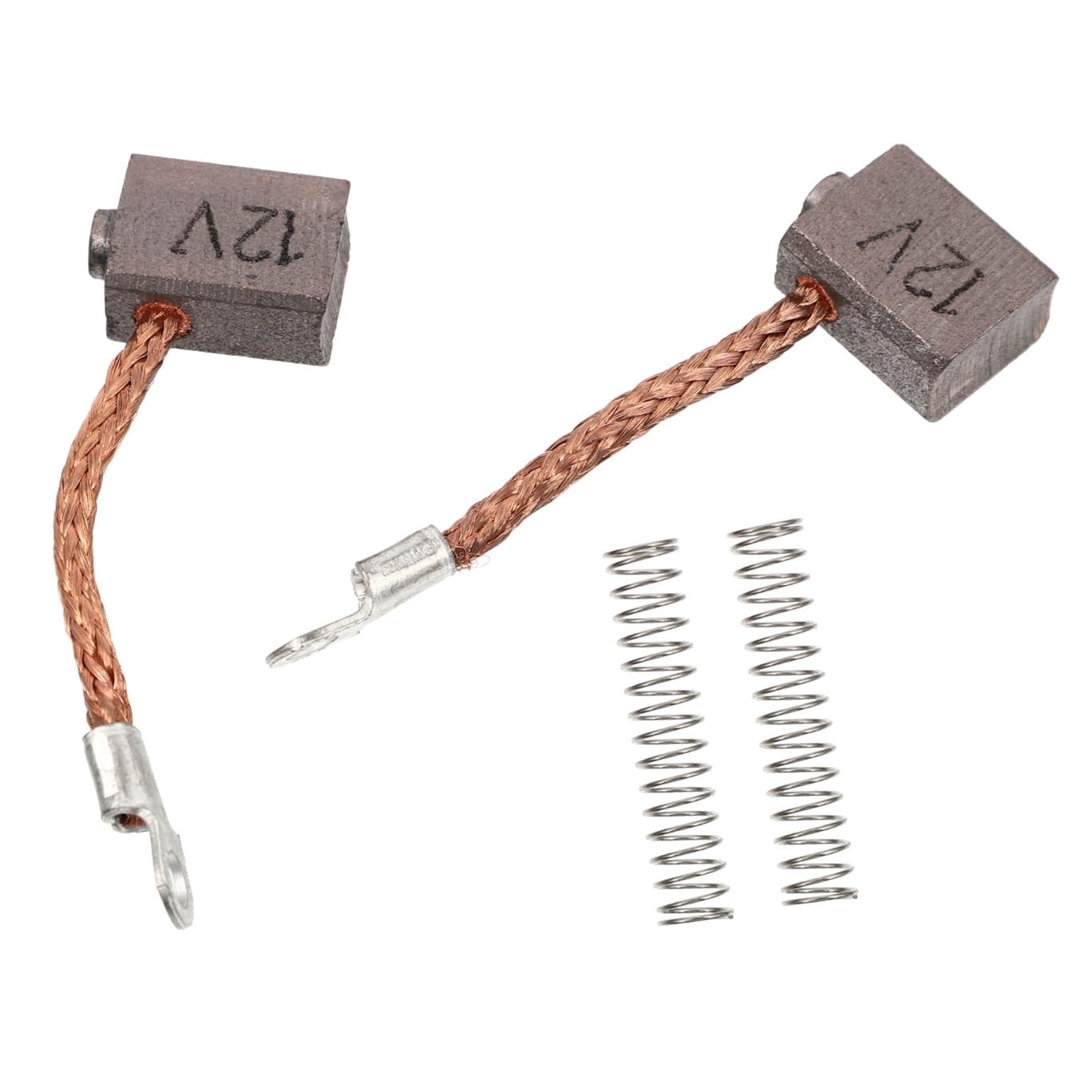 Cepillo de carbono para motor con muelles resistentes POPETPOP de 2 piezas