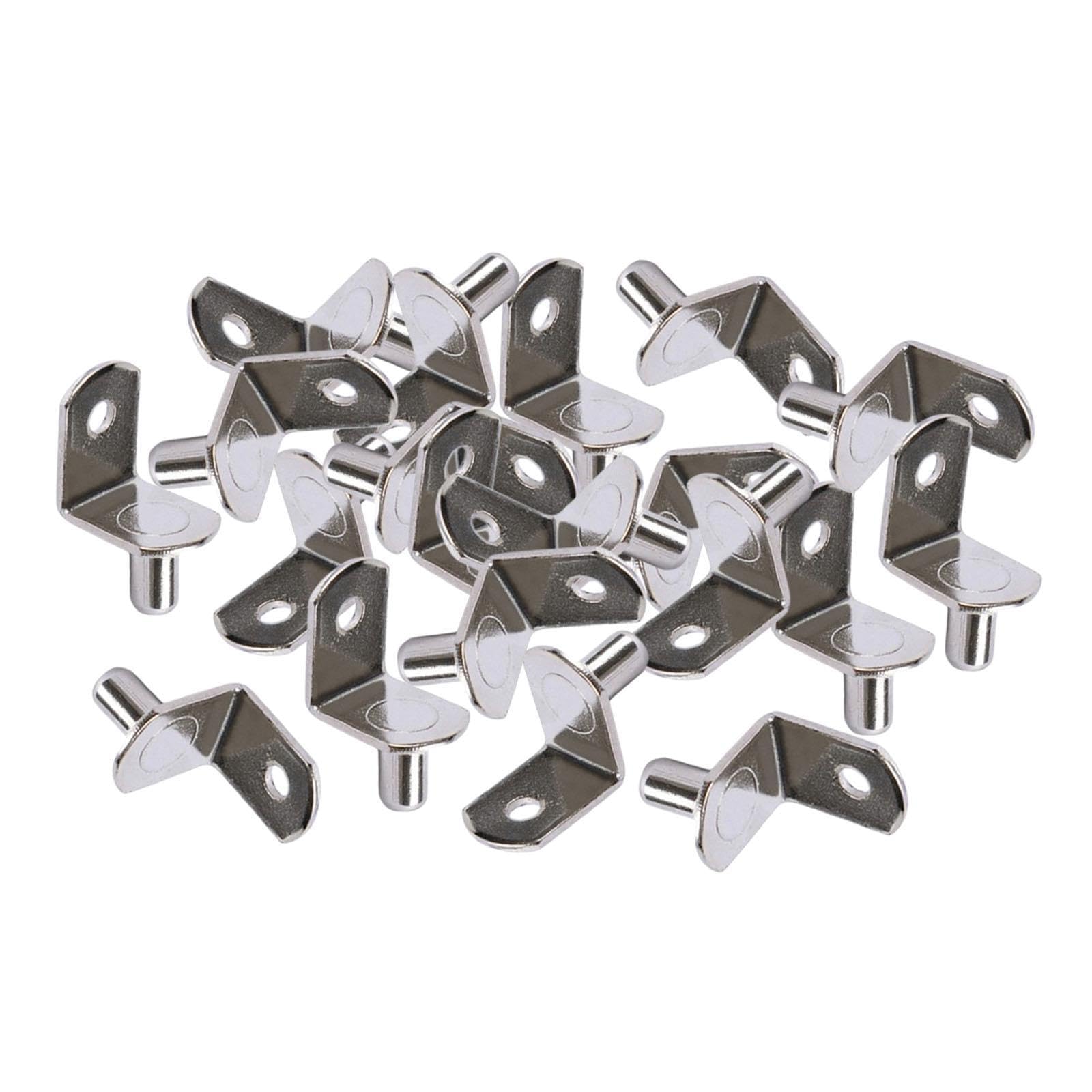 PIXZCSA Durable Iron Shelf Pins for Cabinet CLT Furniture Hardware Easy Installation Can Be Used in Wide Range of Settings Homes Or Offices. Shelf Pins for, Flat Bracket Peg